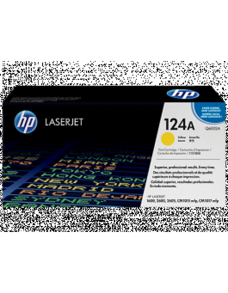 HP 124A Yellow Original LaserJet Toner [Q6002A]