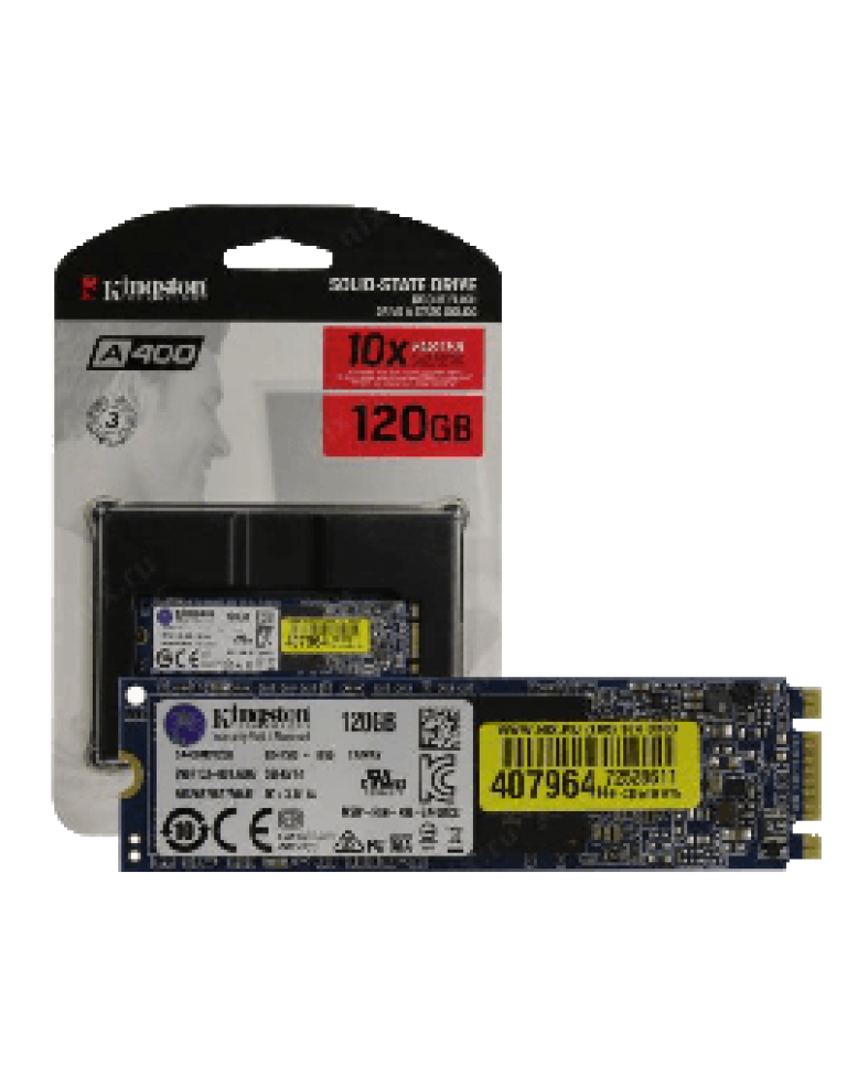 Kingston 120GB A400 SATA III 3D NAND M.2 2280