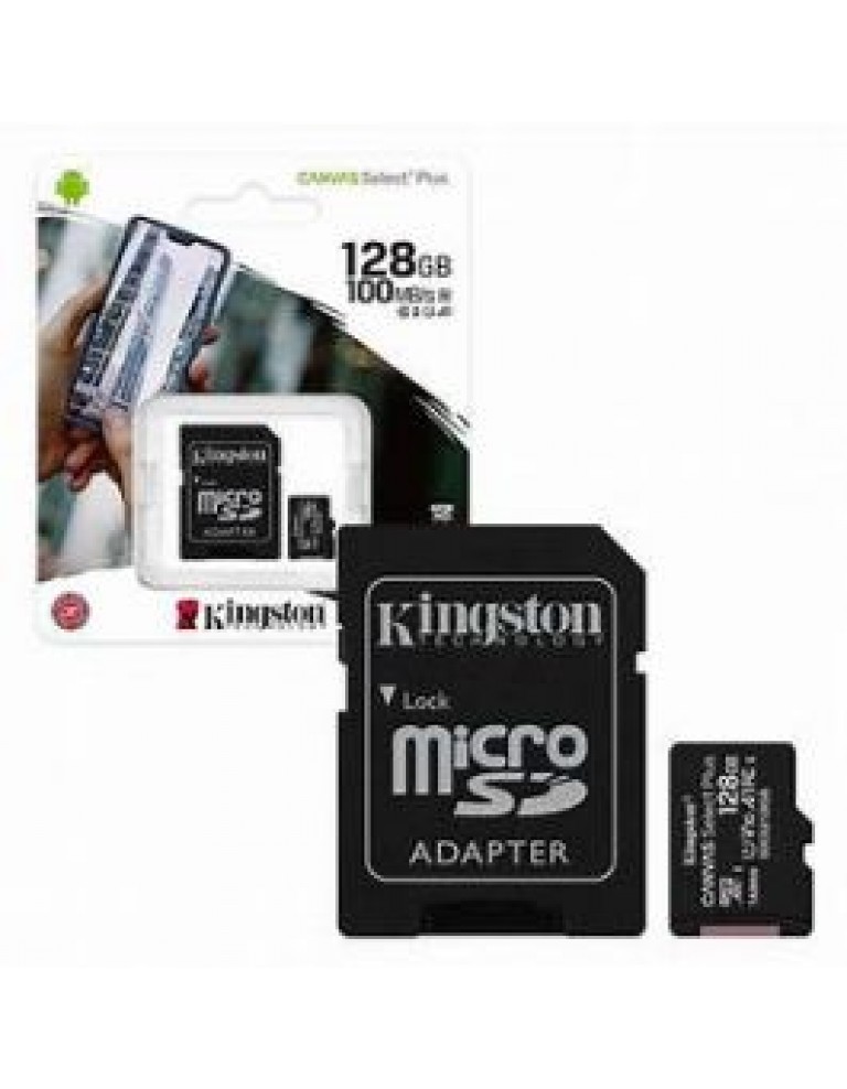 Kingston 128GB microSDXC Canvas Select Plus A1 Class 10 UHS-I
