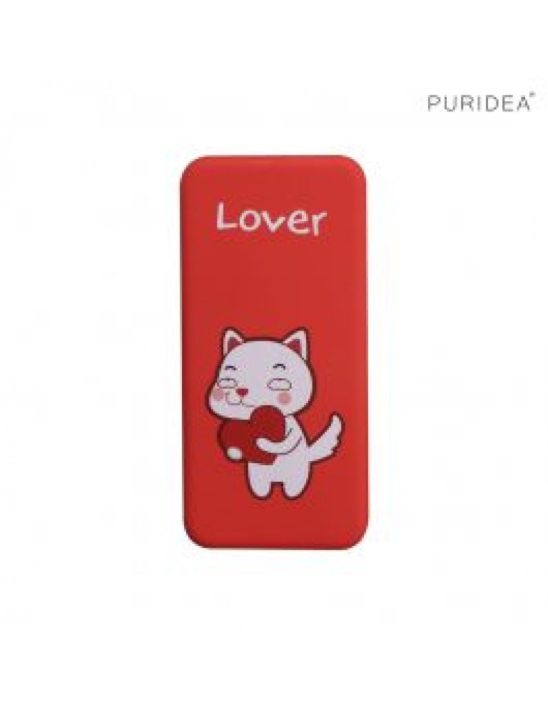PURIDEA 10.000 Mah Ultra slim powerbank/ [A2 - LOVELY RED]